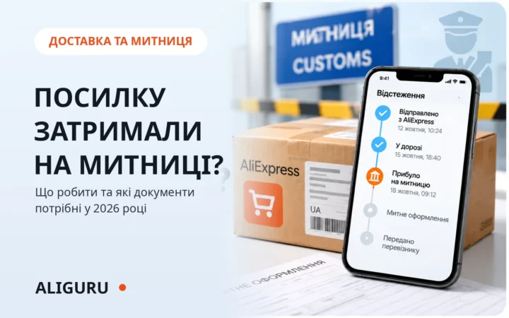 Посилку AliExpress затримали на митниці: що робити у 2026 році